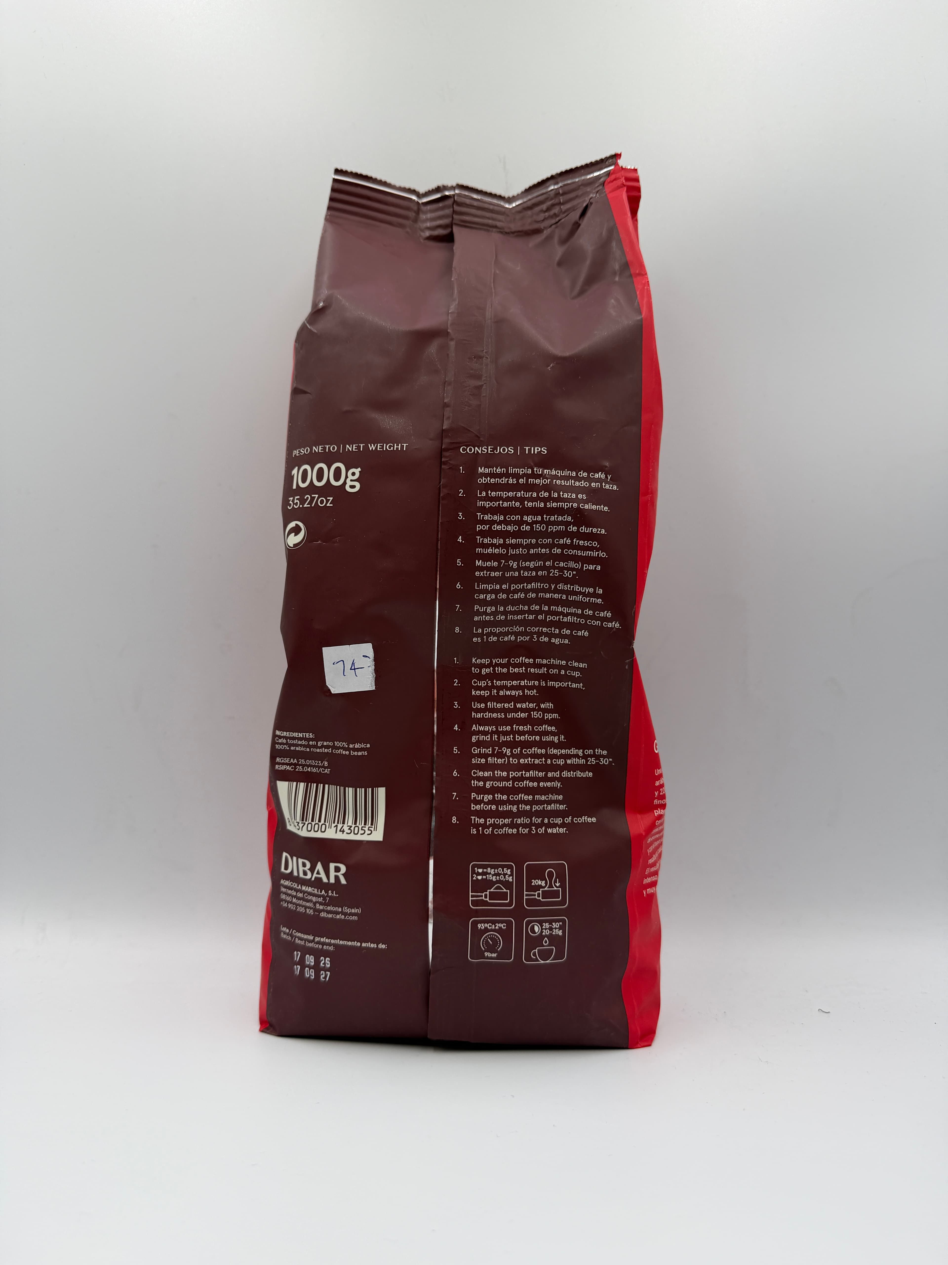 Kawa Dibar 1kg Gran Altura Ziarno