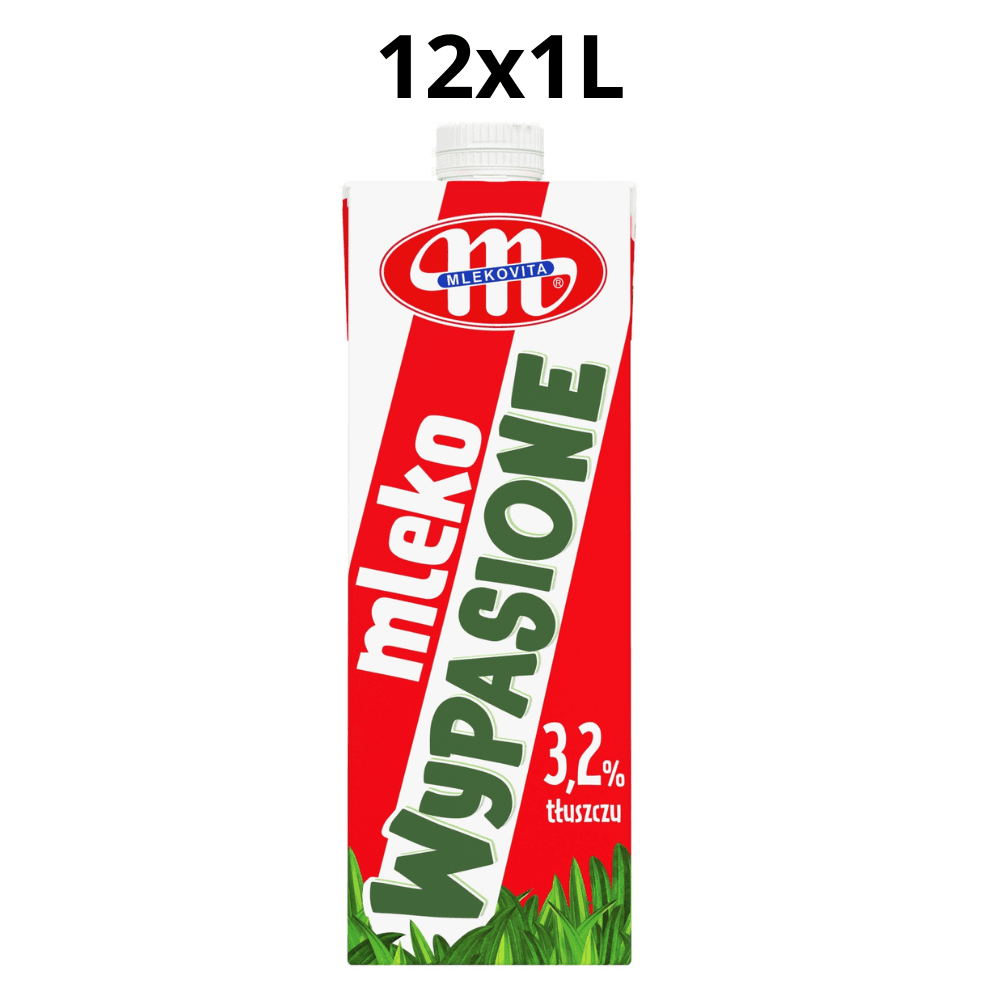 Mlekovita Mleko 3,2% 12x1L Karton