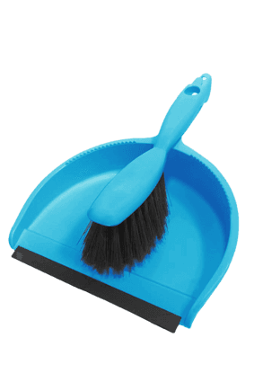 Zmiotka + szufelka z gumką